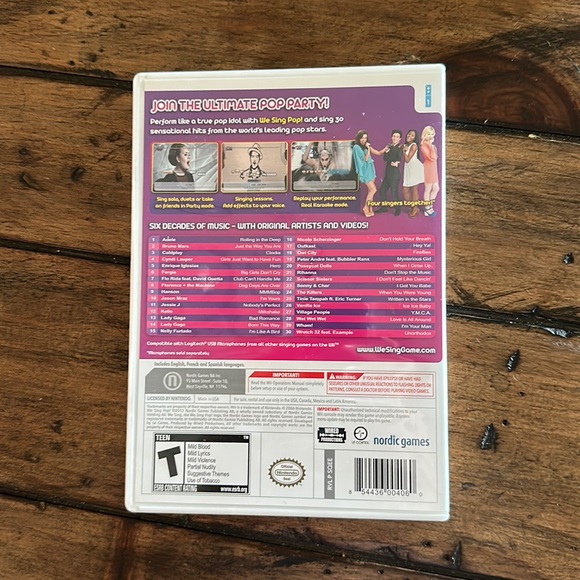 Lot of 3 Nintendo Wii Games - Karaoke, Rock and Dance - Picture 5 of 11